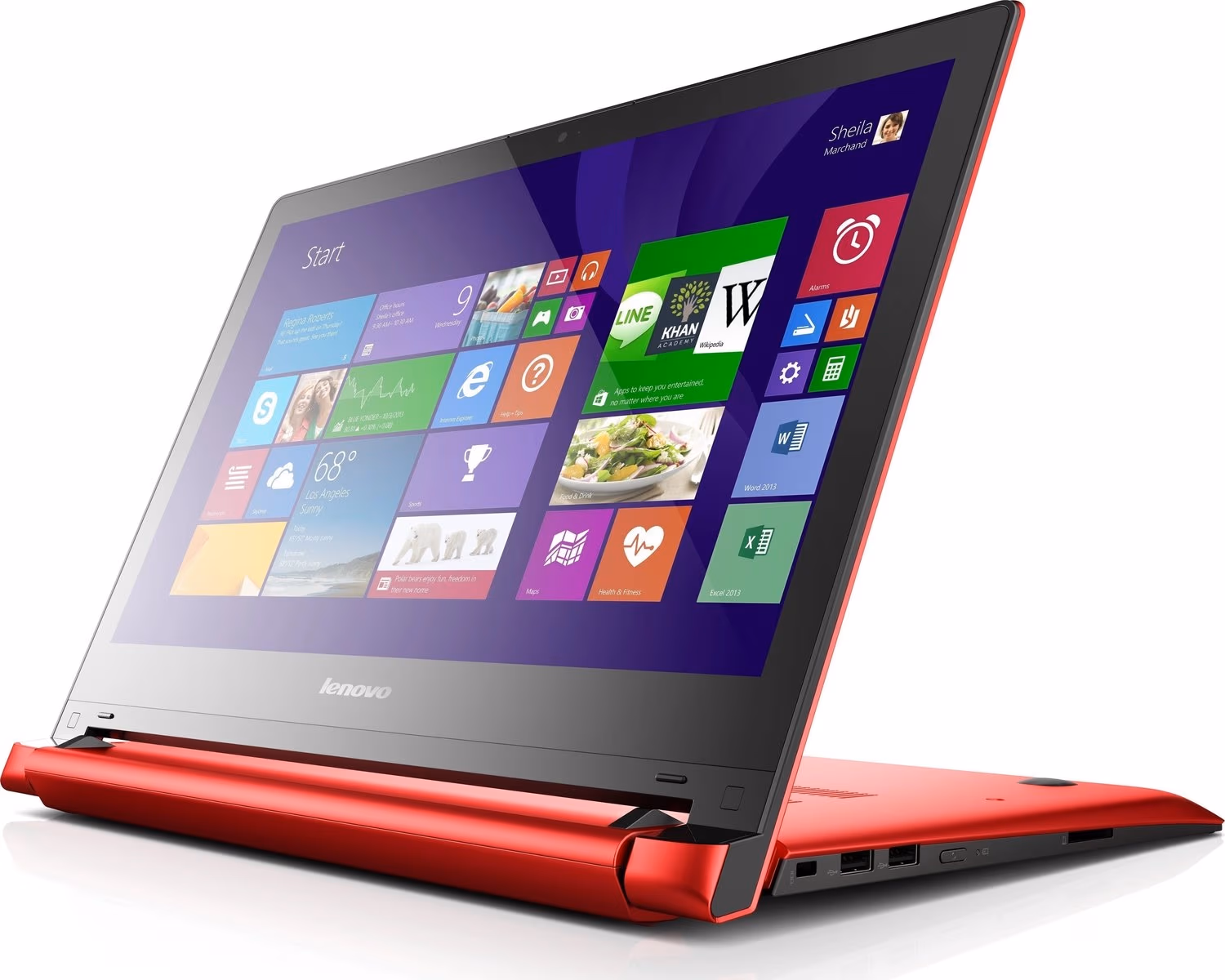 Laptop Lenovo IdeaPad FLEX2 14 Red, Pentium, 4 GB GB, Windows 8, Rosu cu negru 